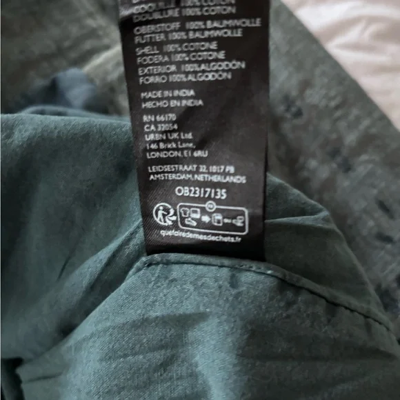 Free People Olive Green Embroidered Military Jacket - Picture 4 of 5